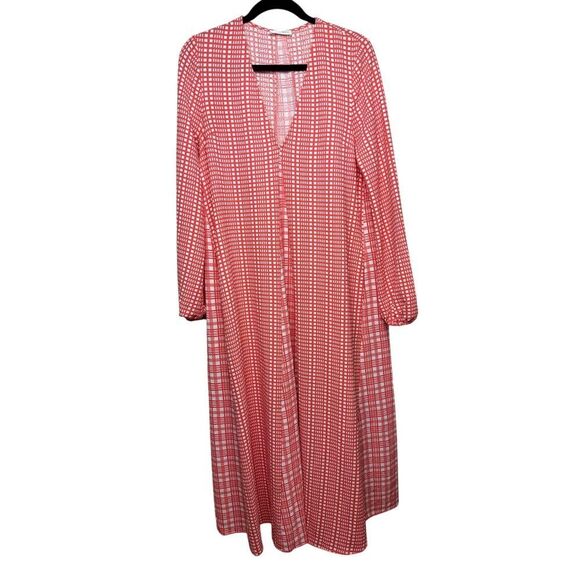 Stine Goya Leila Plaid Midi Maxi Dress Sz. S - Picture 3 of 8